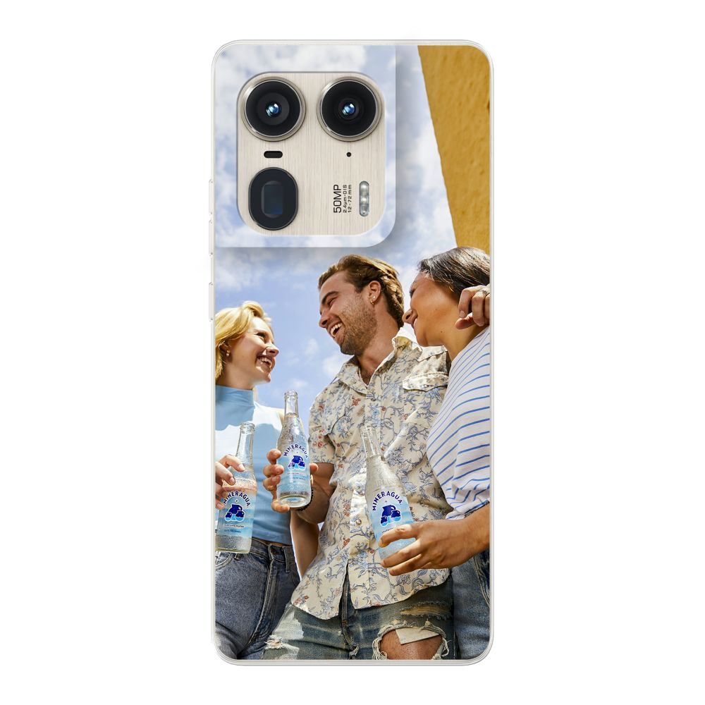 Back Printed Soft Case (mobile) (Transparent)