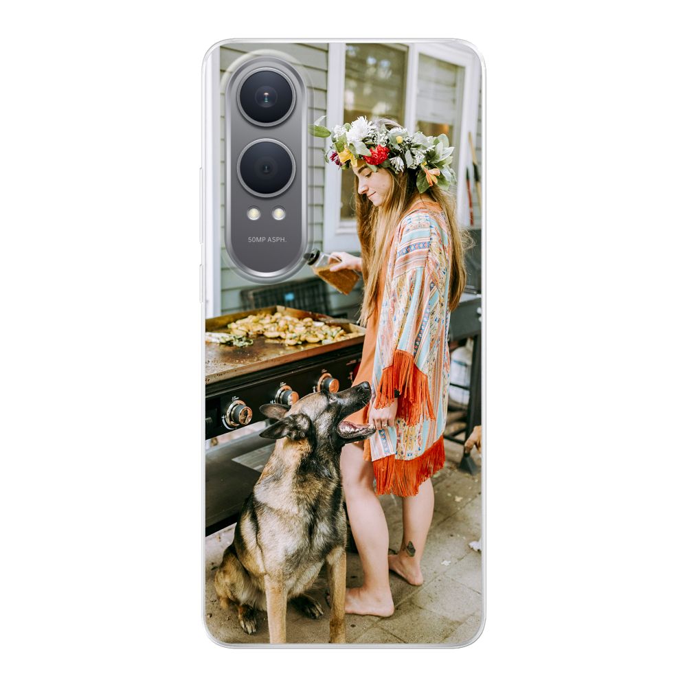 Back Printed Soft Case (mobile) (Transparent)