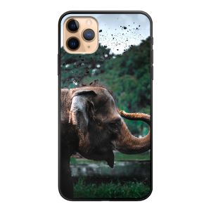 Back Printed Soft Case (mobile) (Schwarz)