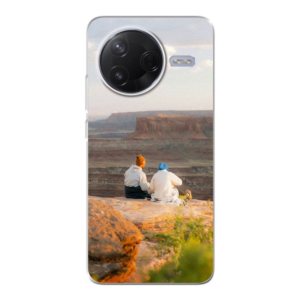 Back Printed Soft Case (mobile) (Transparent)