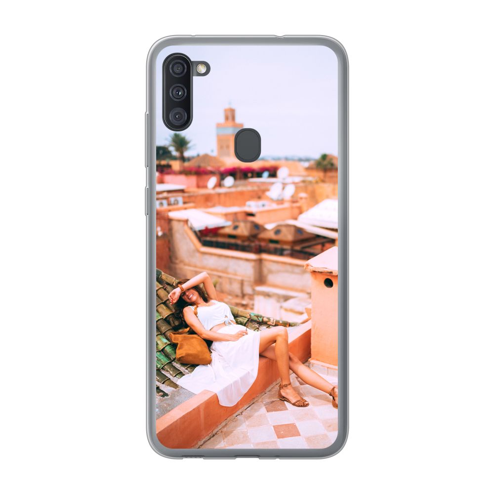 Back Printed Soft Case (mobile) (Transparent)