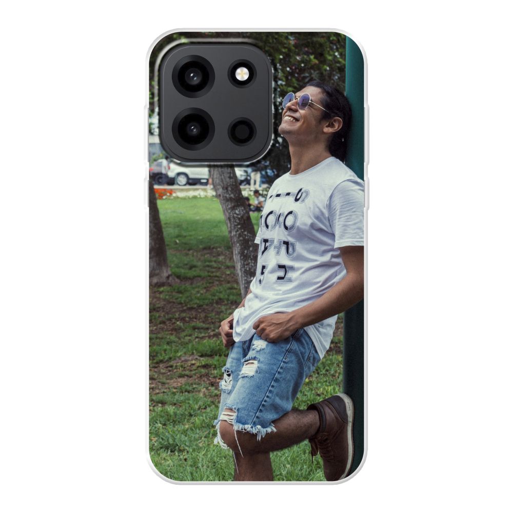 Back Printed Soft Case (mobile) (Transparent)