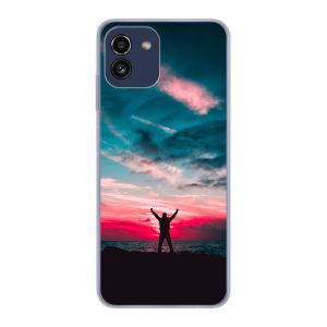 Back Printed Soft Case (mobile) (Transparent)