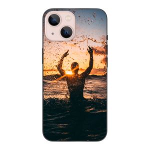 Back Printed Soft Case (mobile) (Schwarz)