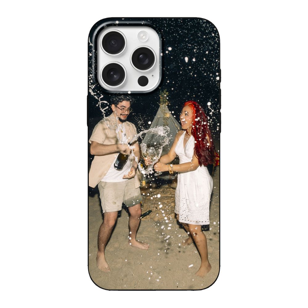 Back Printed Hard Case (mobile) (Schwarz)