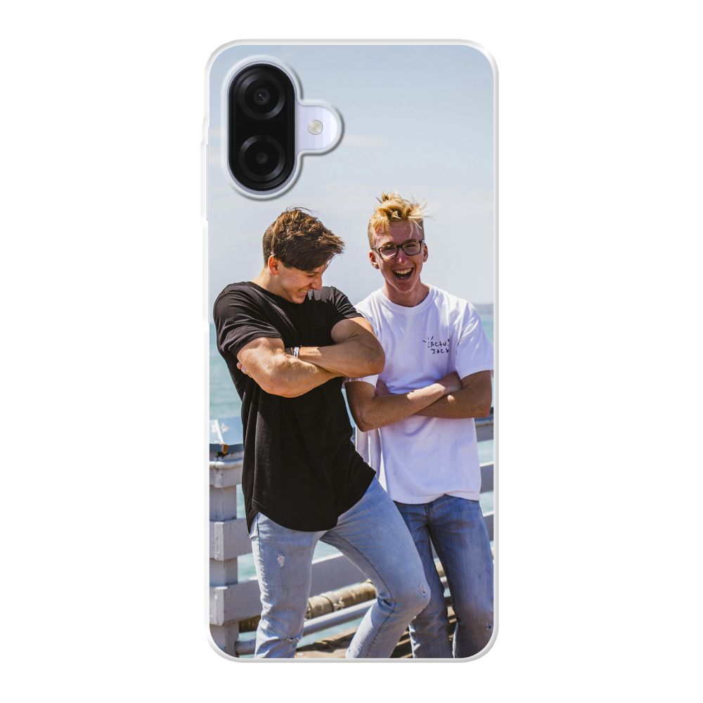 Back Printed Soft Case (mobile) (Transparent)