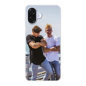 Back Printed Soft Case (mobile) (Transparent)
