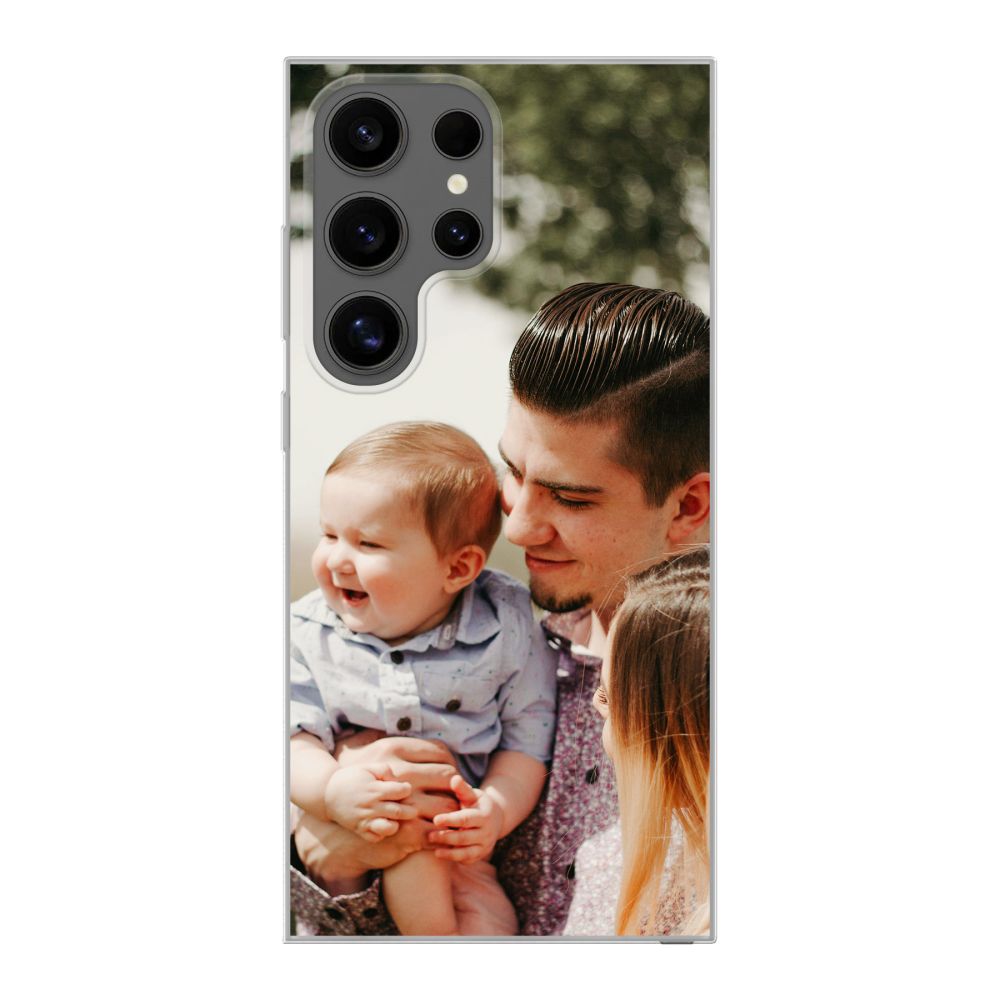 Back Printed Soft Case (mobile) (Transparent)