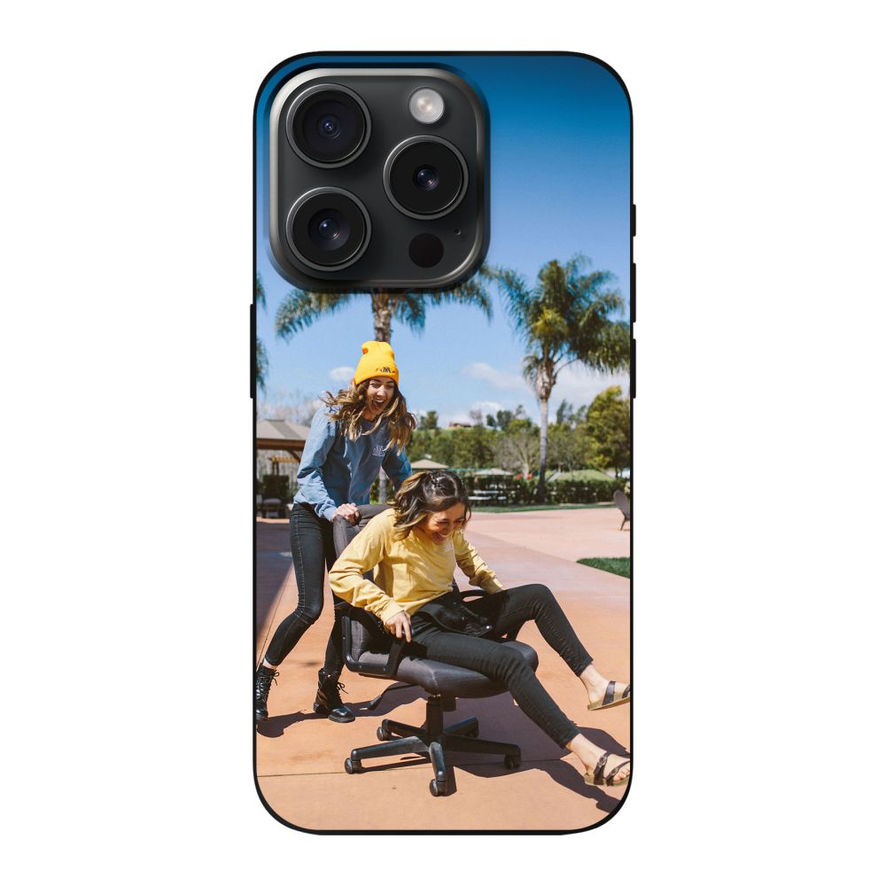 Back Printed Soft Case (mobile) (Schwarz)