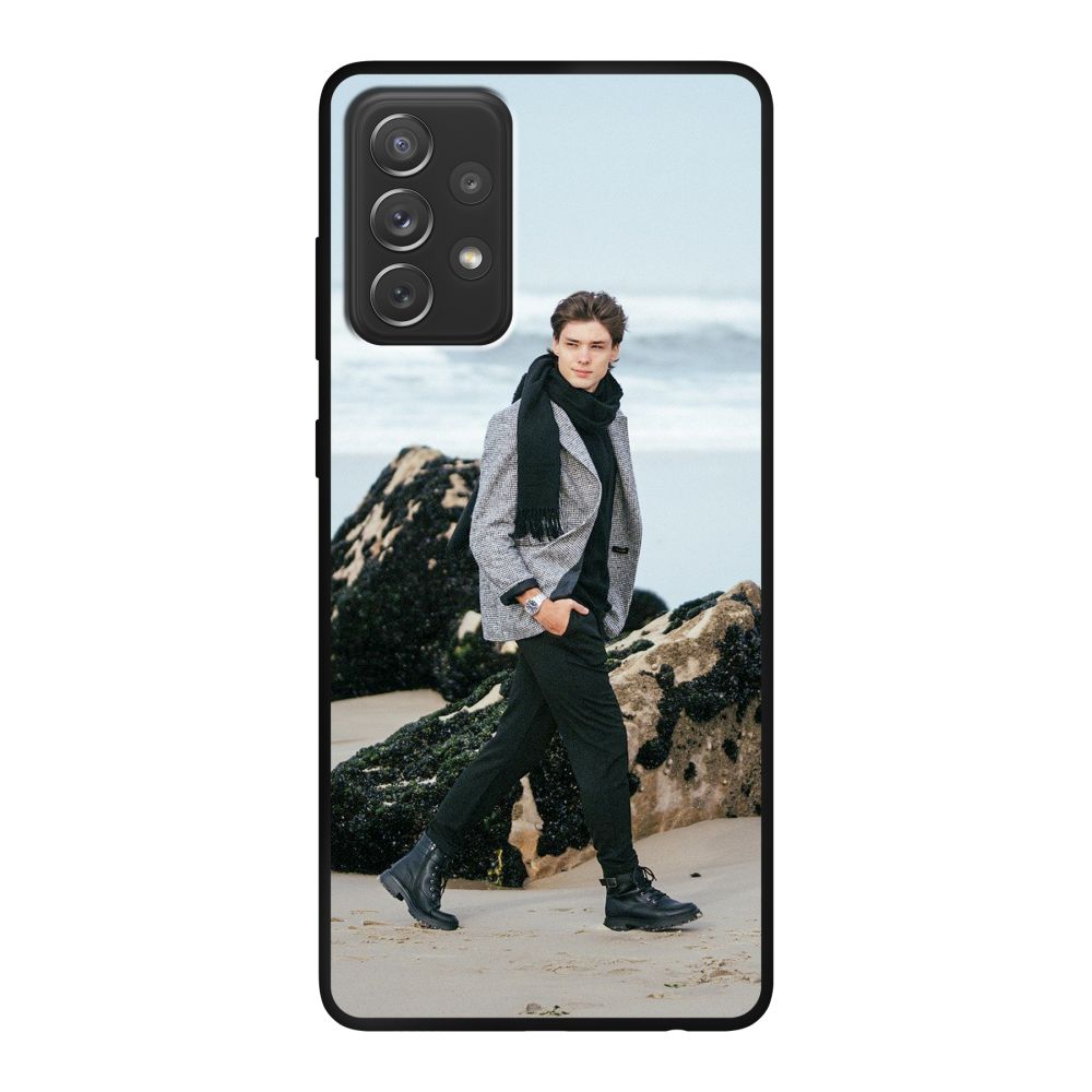 Back Printed Soft Case (mobile) (Negro)