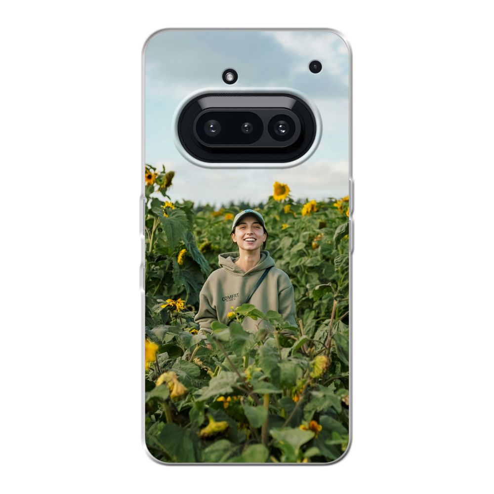 Back Printed Soft Case (mobile) (Transparent)