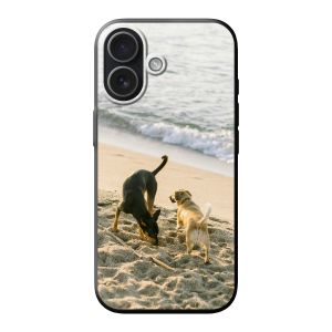 Back Printed Soft Case (mobile) (Schwarz)