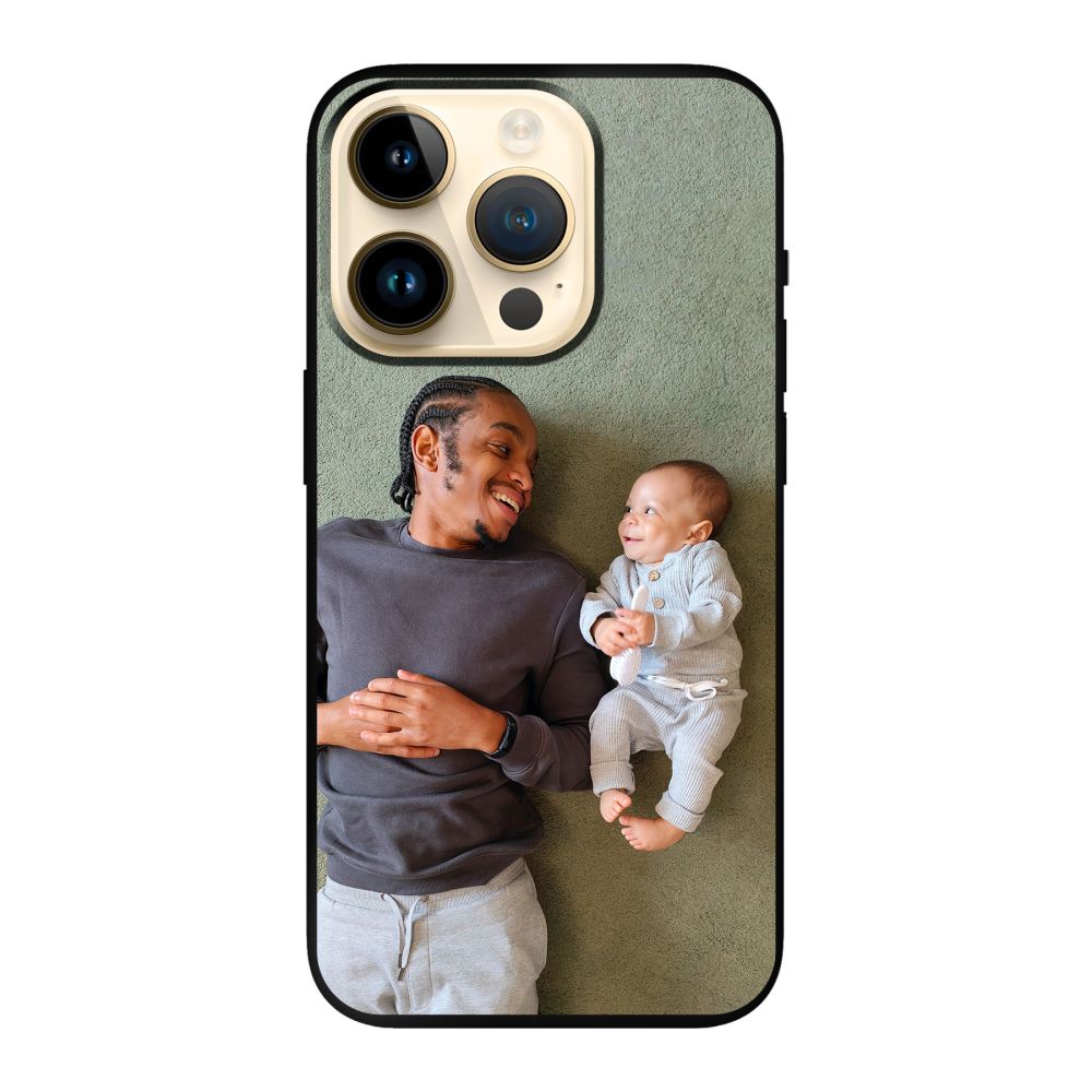 Back Printed Soft Case (mobile) (Schwarz)