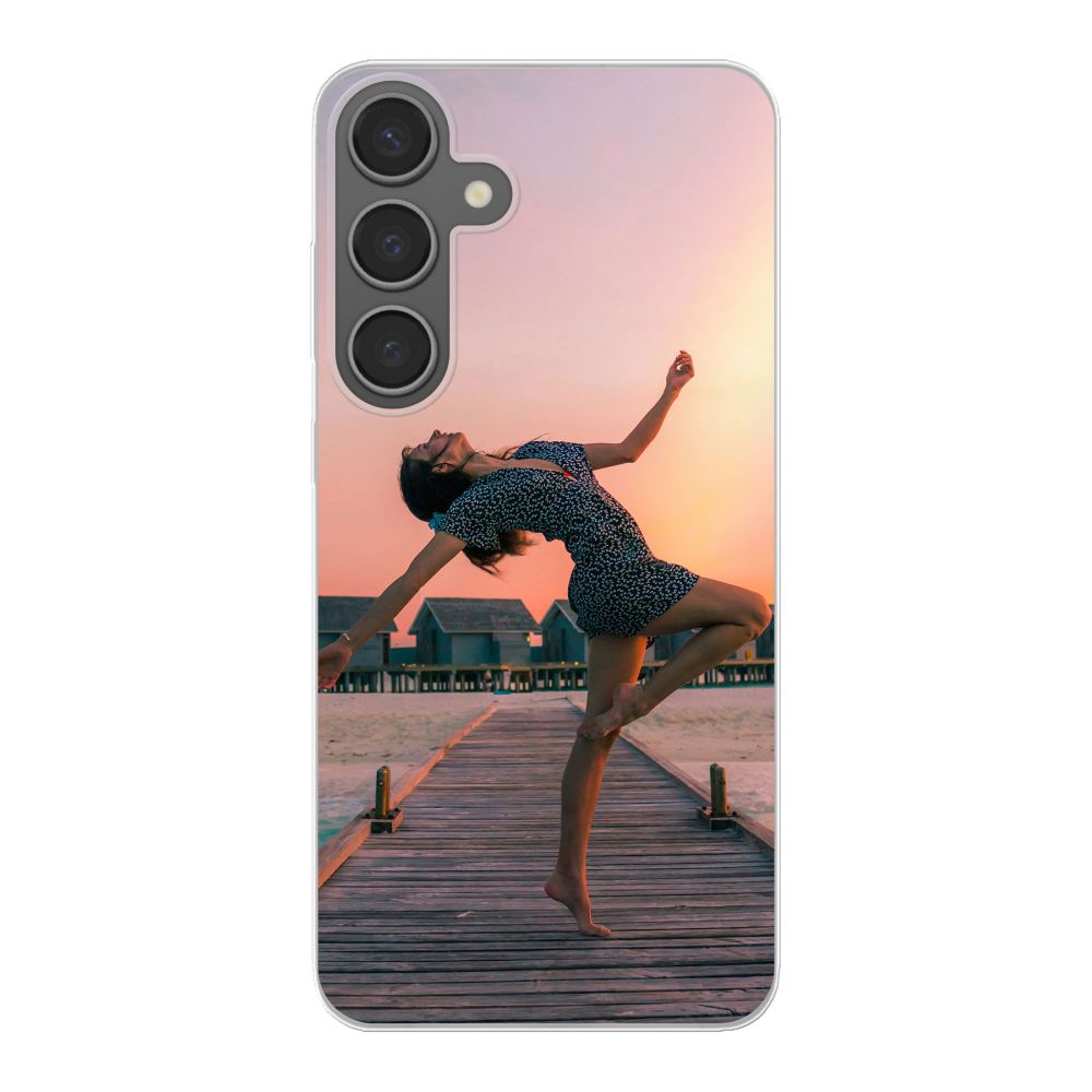 Back Printed Soft Case (mobile) (Transparent)