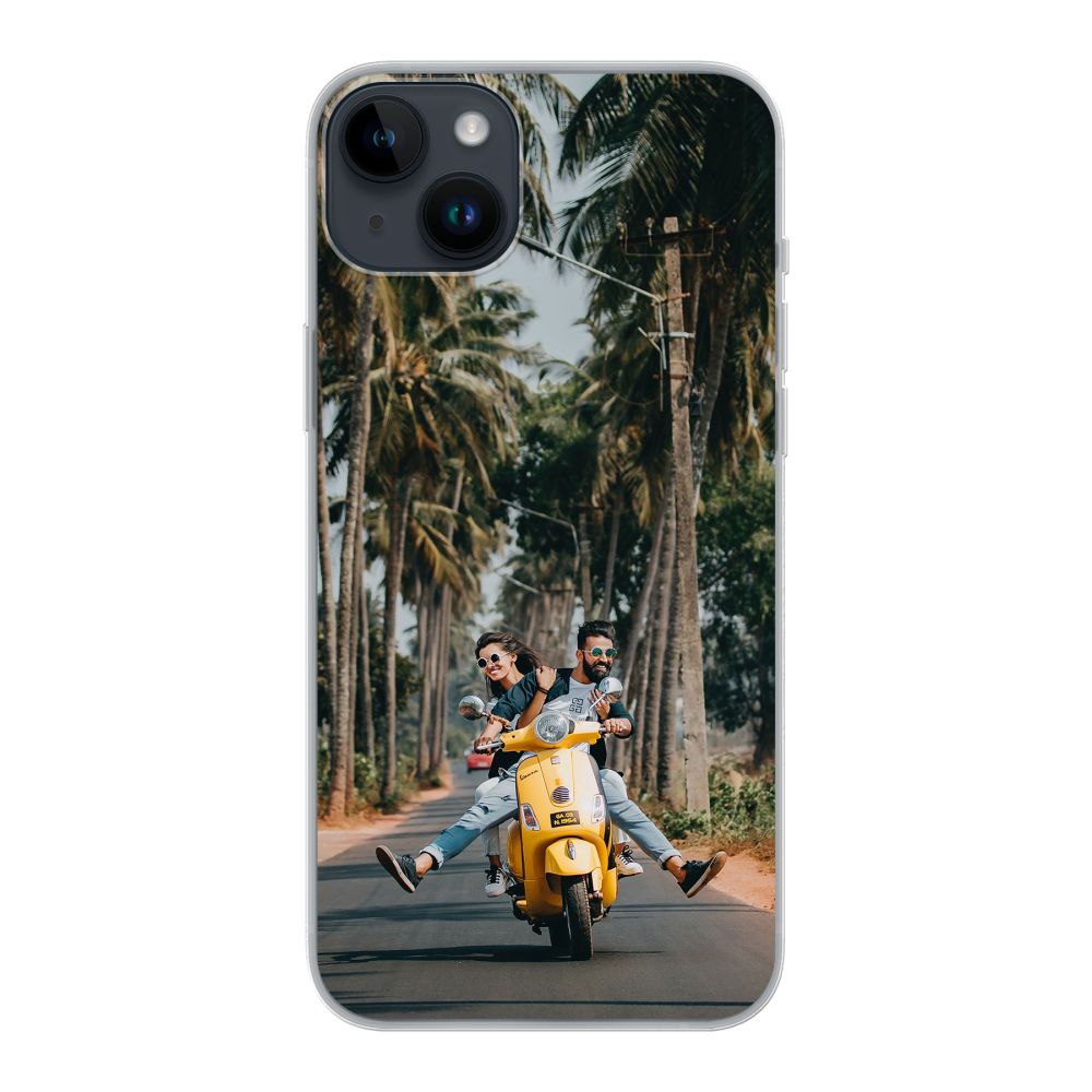 Back Printed Soft Case (mobile) (Transparent)