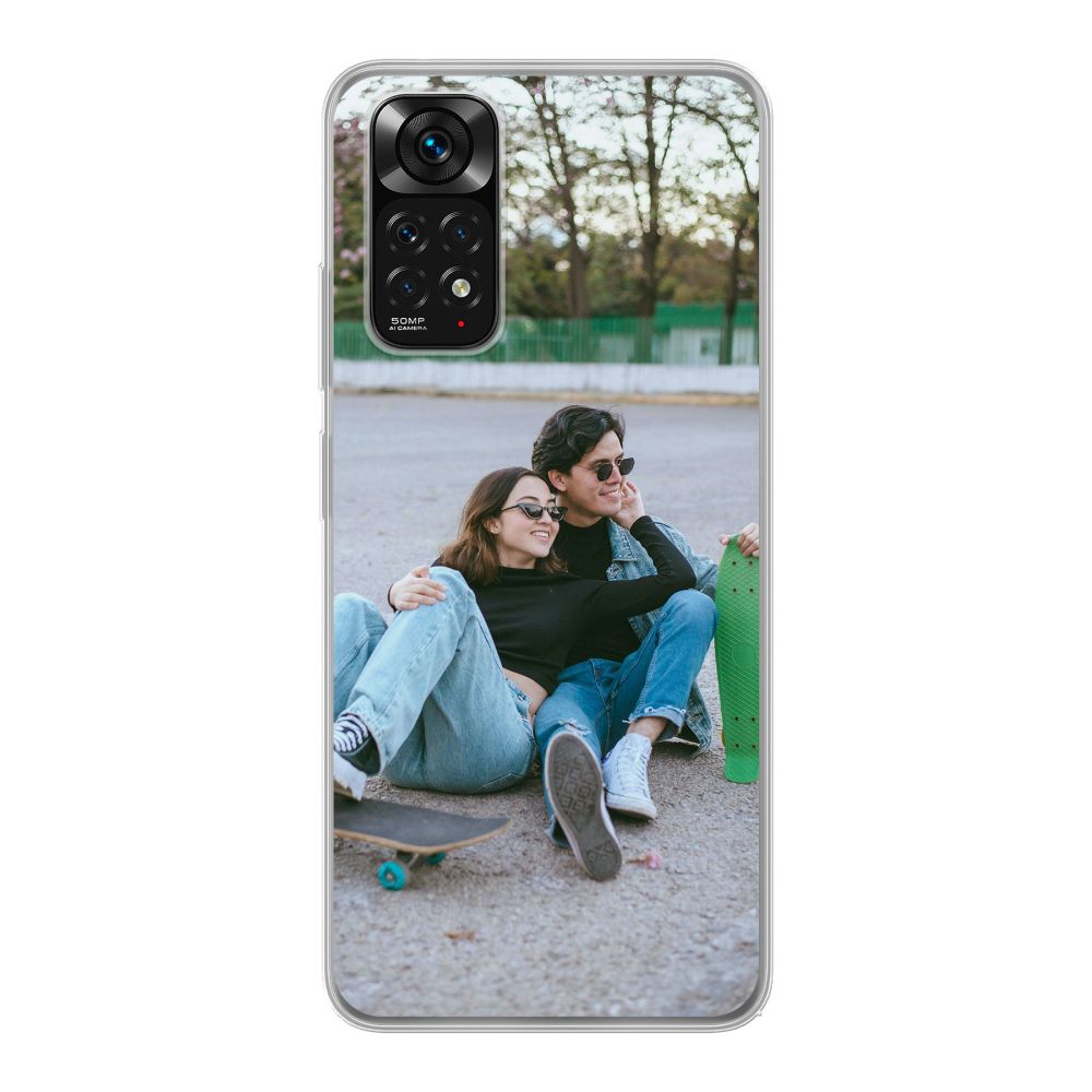 Back Printed Soft Case (mobile) (Transparent)