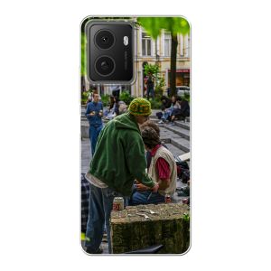 Back Printed Soft Case (mobile) (Transparant)