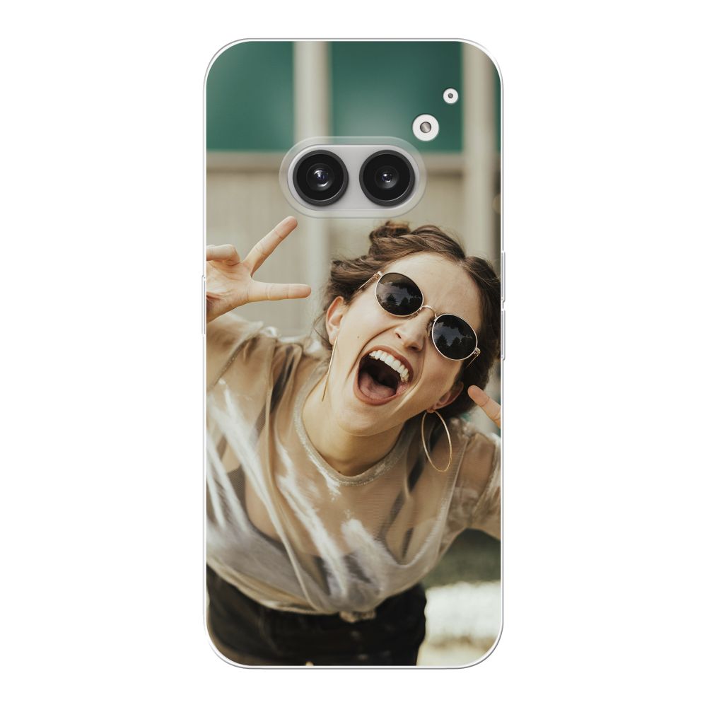 Back Printed Soft Case (mobile) (Transparent)