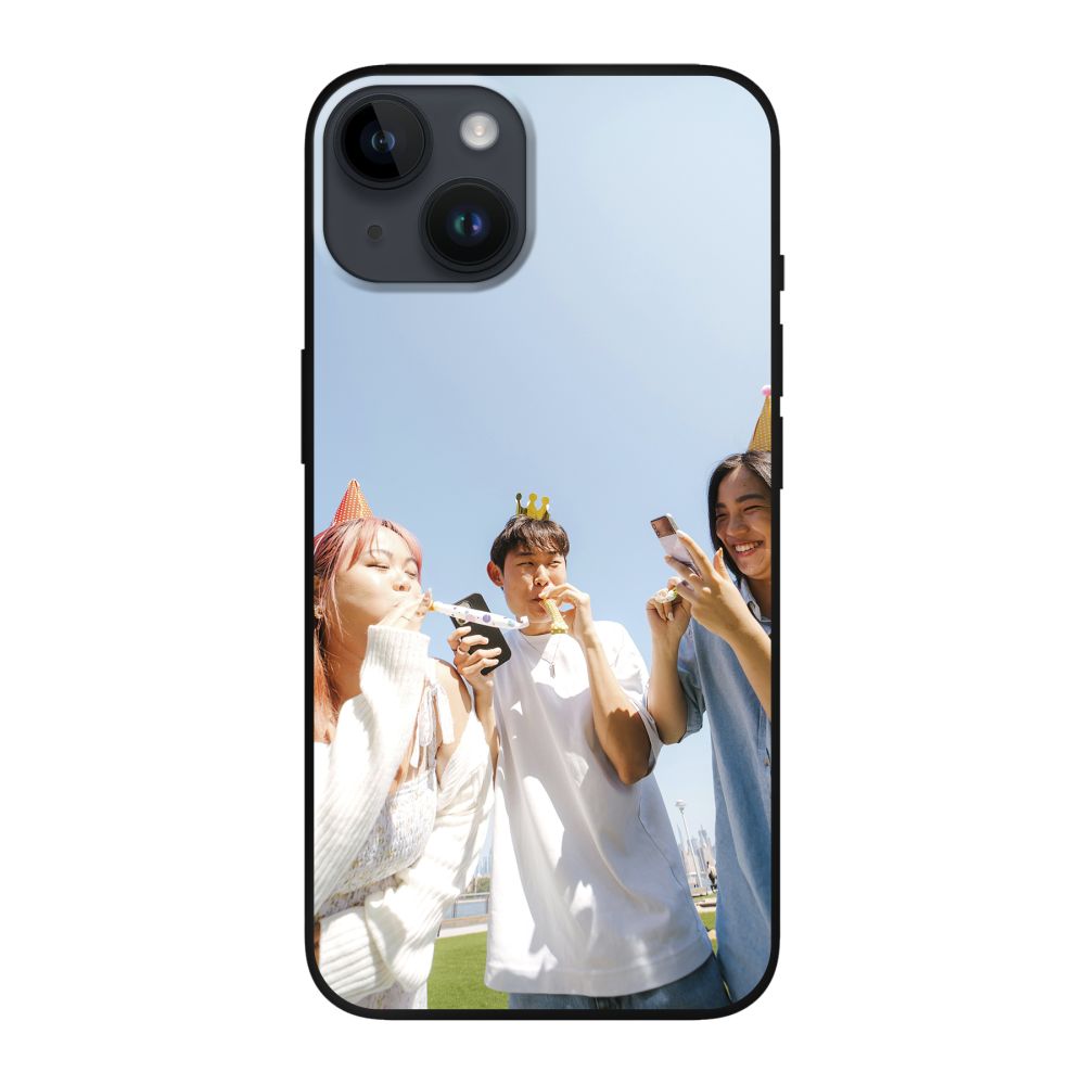 Back Printed Hard Case (mobile) (Schwarz)