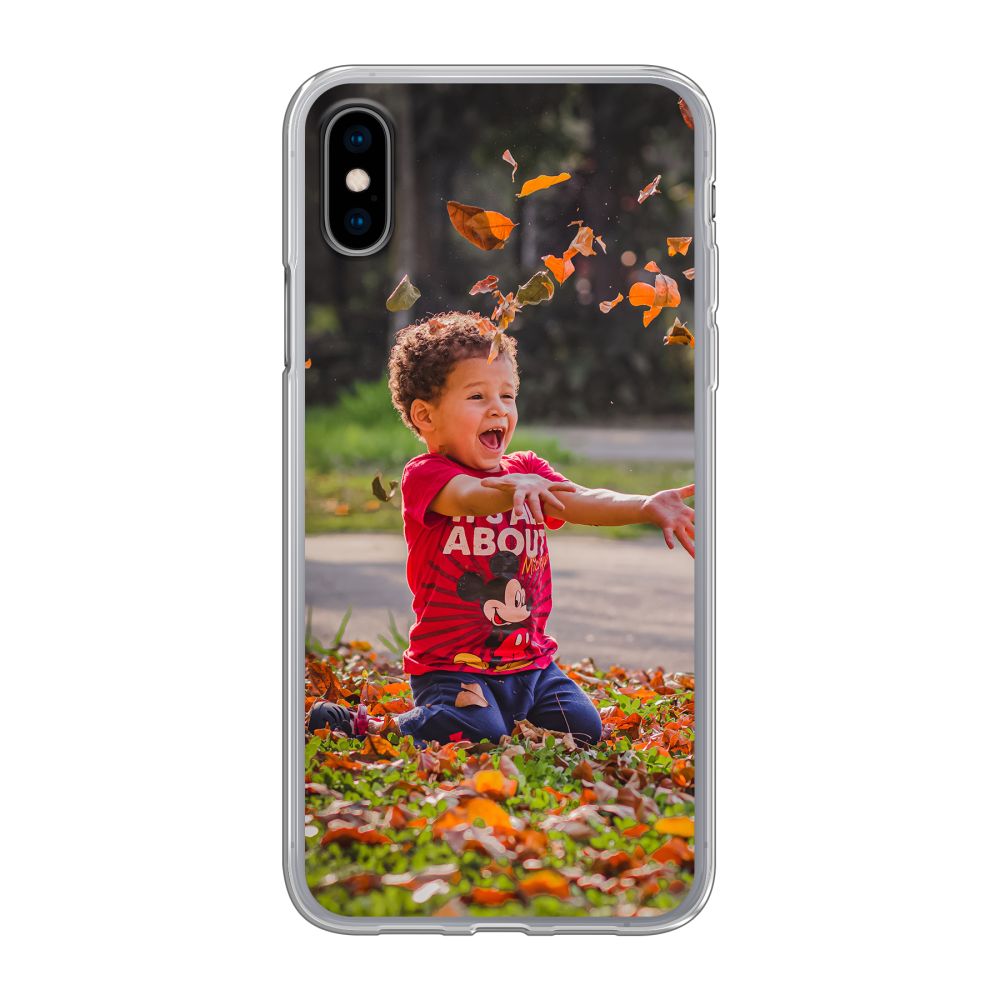 Back Printed Soft Case (mobile) (Transparent)