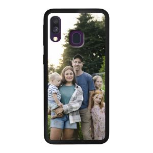 Back Printed Soft Case (mobile) (Negro)
