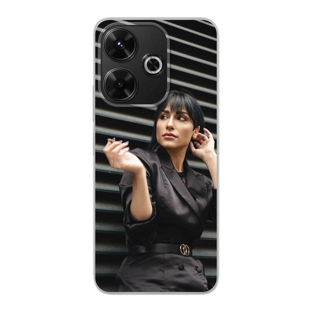 Back Printed Soft Case (mobile) (Transparent)