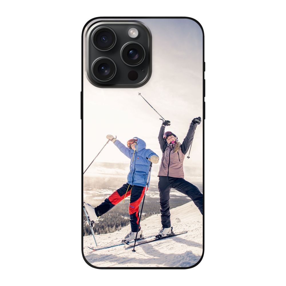 Back Printed Soft Case (mobile) (Schwarz)