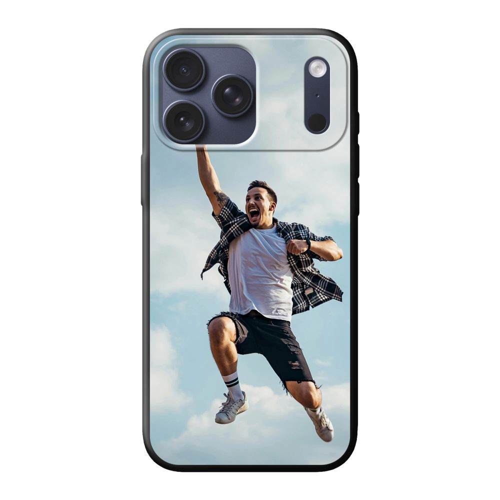 Back Printed Soft Case (mobile) (Schwarz)